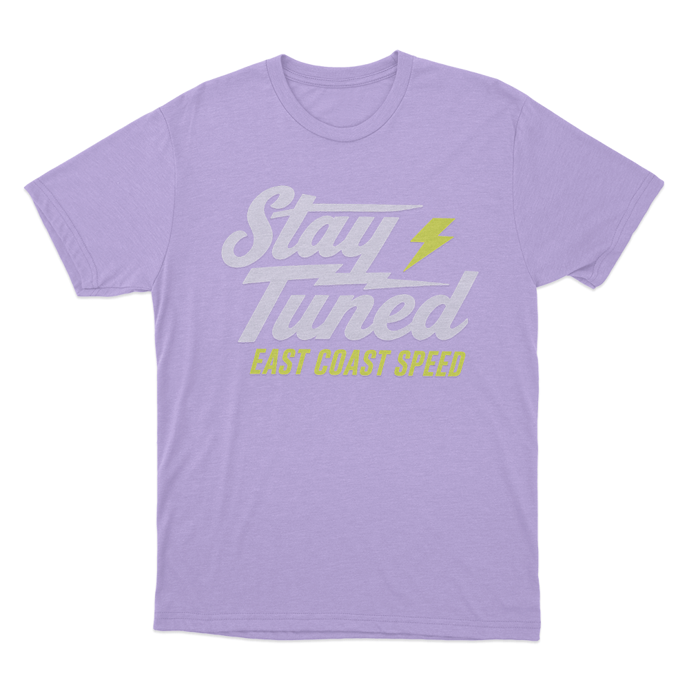 Stay Tuned East Coast Speed Unisex T Shirt Purple Stay Tuned East Coast Speed Unisex T Shirt Purple